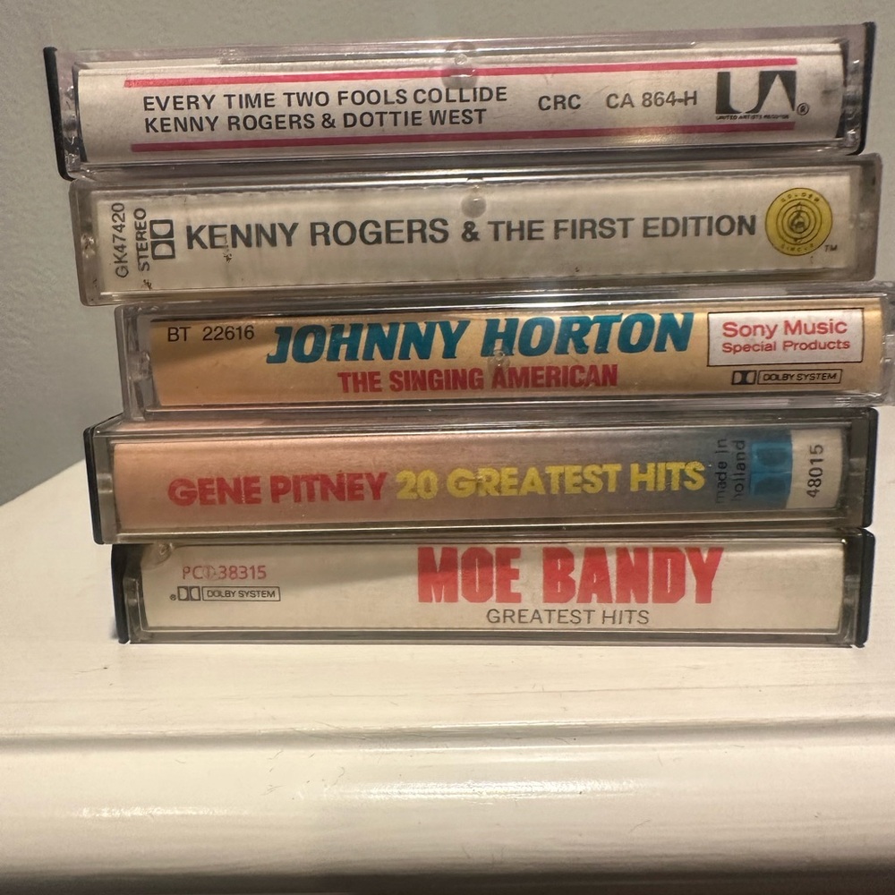 Set of 10 vintage Classic Country Music Cassette tapes - Picture 3 of 7